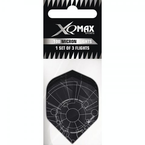 XQ Max Velocity 100 micron dart flight 3pcs